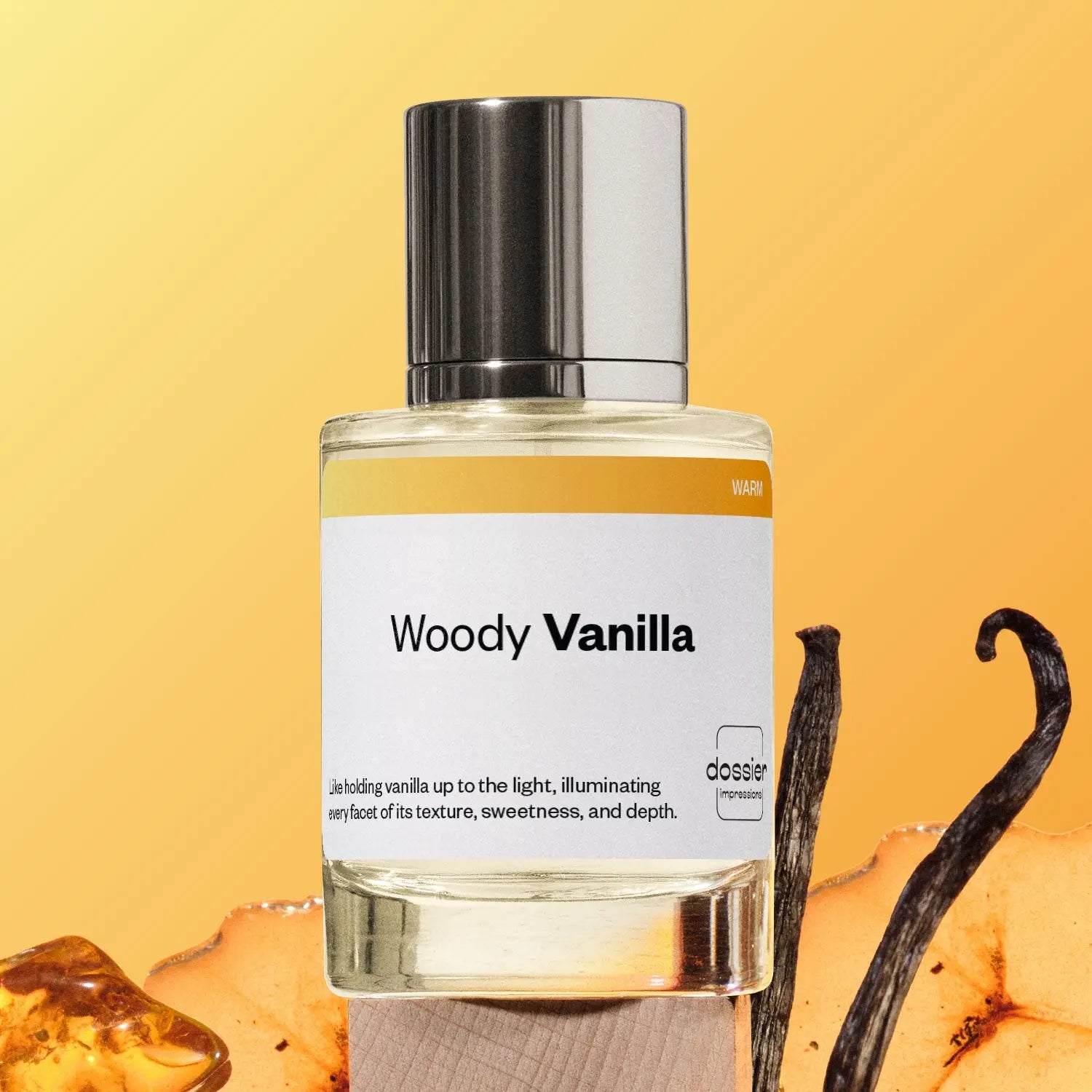 Woody Vanilla, Dossier, Unisex Perfume, Eau De Perfum, 50Ml, Davans, Jasmine, Muguet, Brown Sugar, Vanilla, Patchouli, Tonka Bean