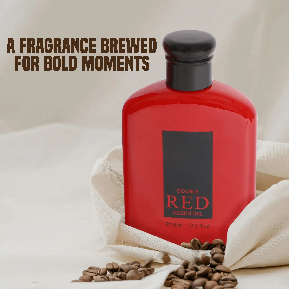 Men'S Cologne Bundle - Double Black Men Spray Cologne and Double Red Essential Spray Cologne Bundle- 100Ml/3.3Fl.Oz. Men Cologne