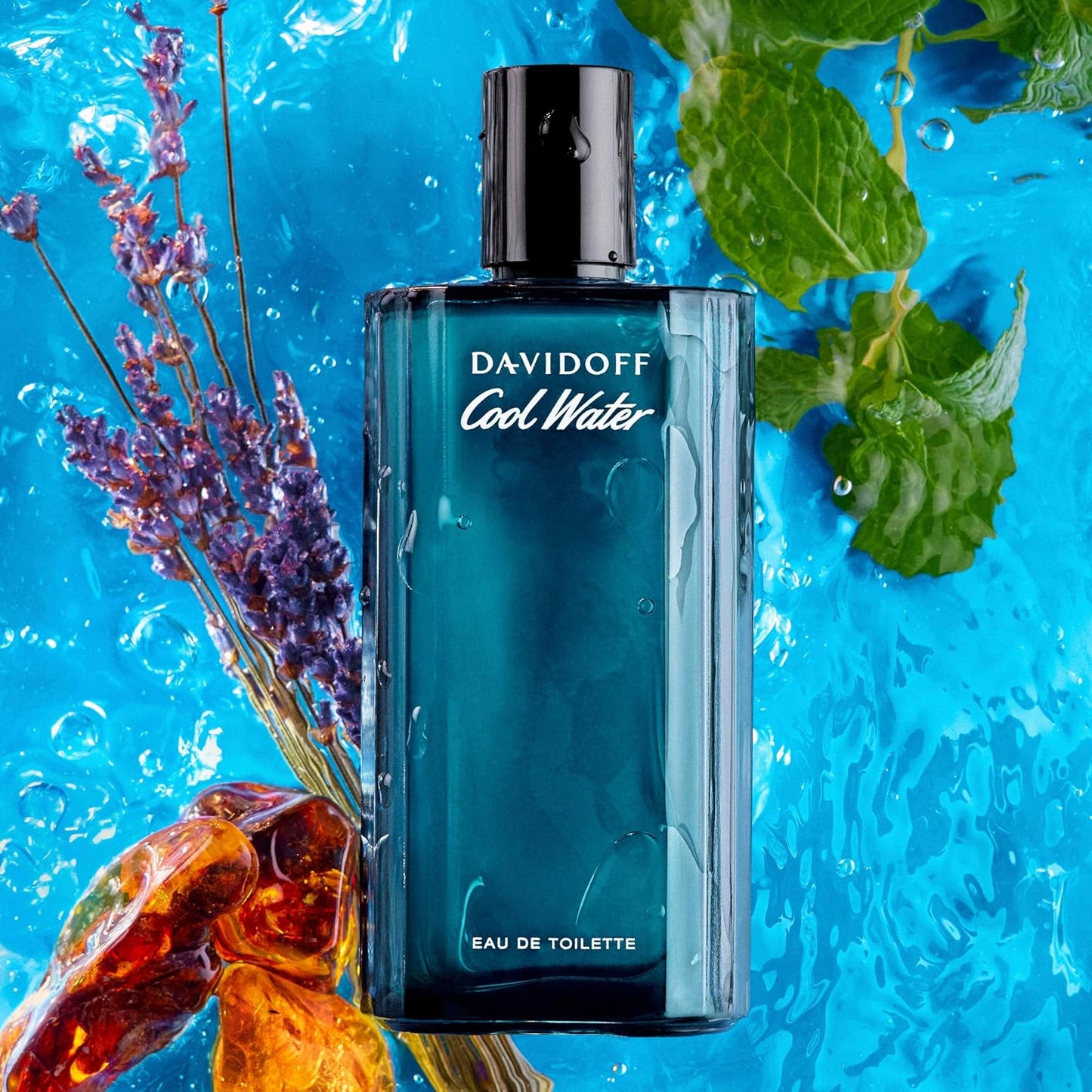 Cool Water Eau De Toilette – Aromatic Men'S Cologne – with Notes of Coriander, Mint, Lavender & Amber – Long Lasting Fragrance