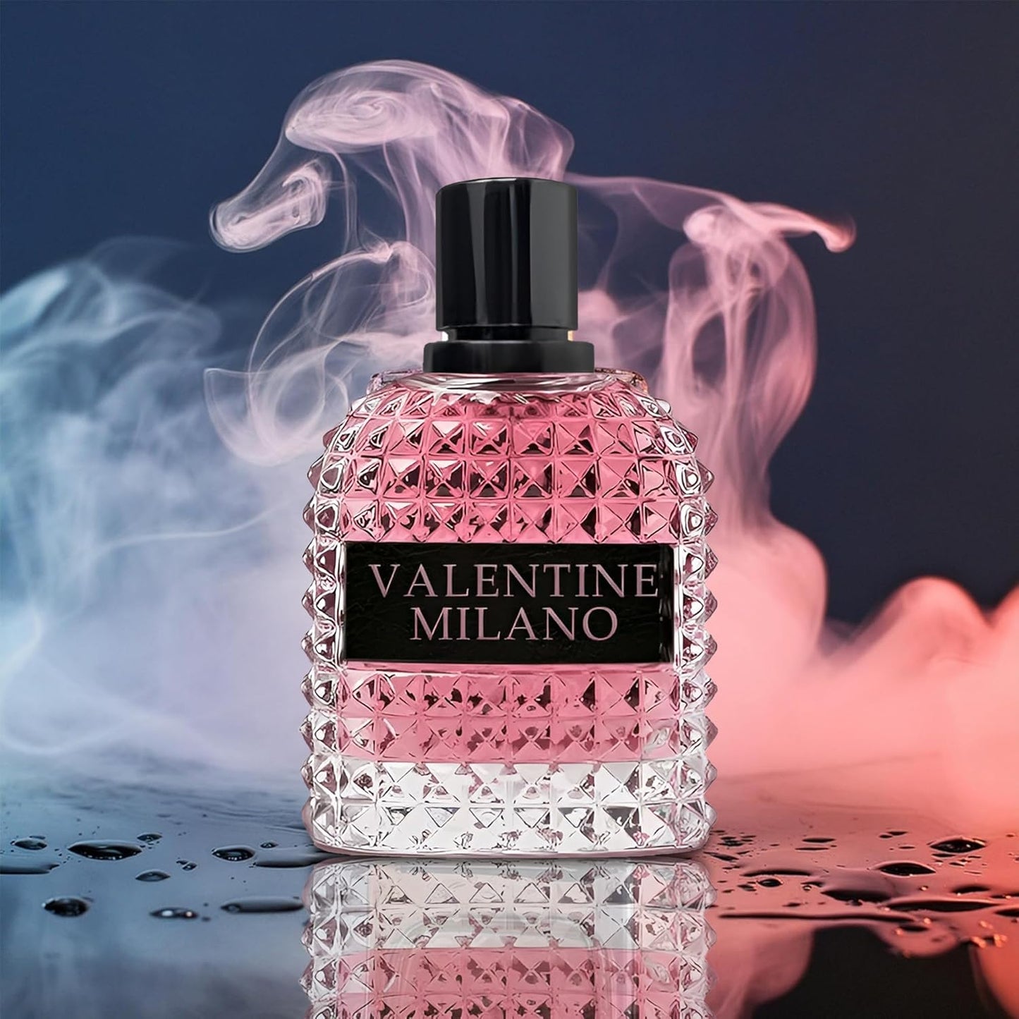 Valentine Milano Couple Set Perfume for Women/Men Eau De Parfum - Amber Floral Jasmine, Bourbon Vanilla & Woods Oriental-Floral Women/Men Cologne with a Modern Twist Elegant 100Ml Bottle for Best Gift