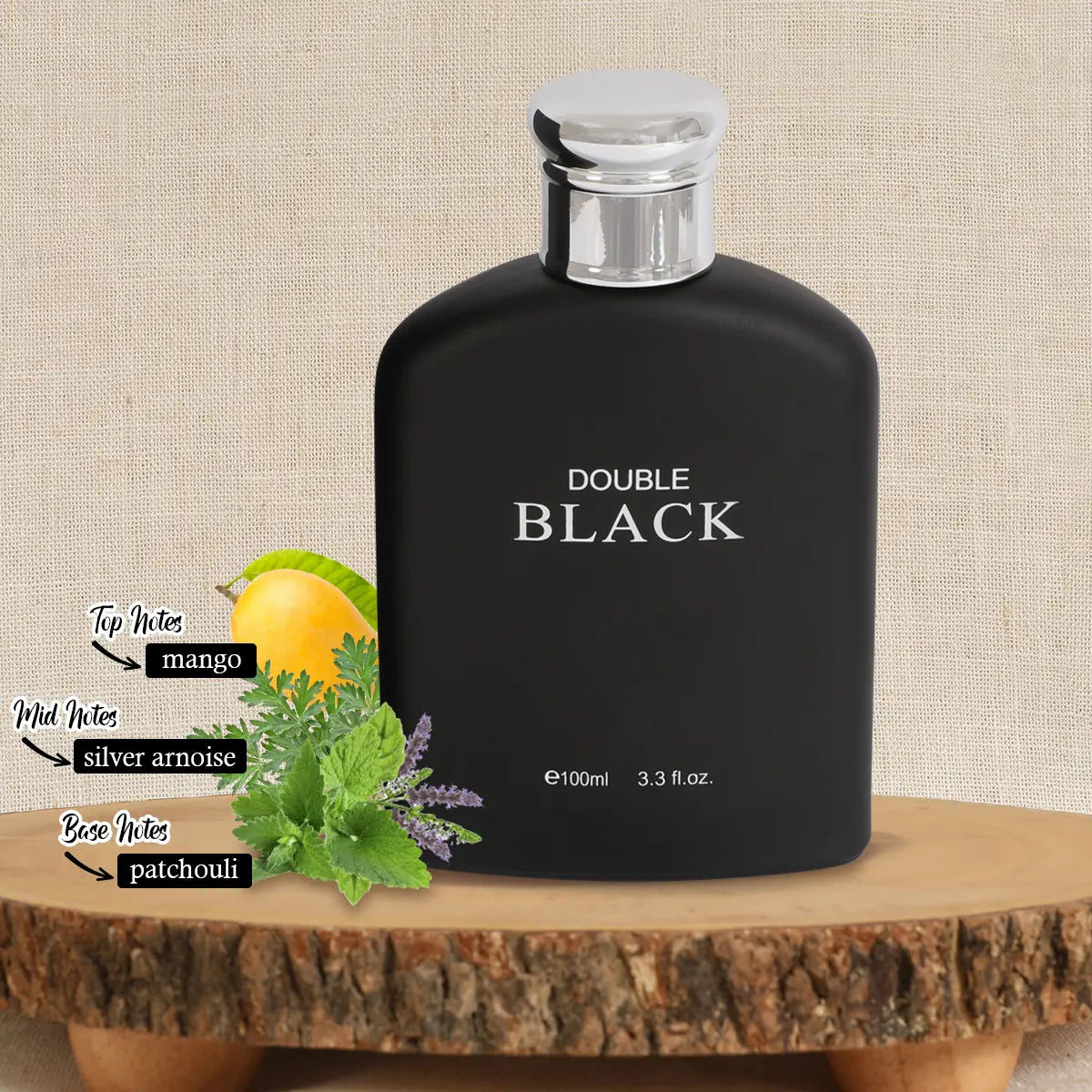 Men'S Cologne Bundle - Double Black Men Spray Cologne and Double Red Essential Spray Cologne Bundle- 100Ml/3.3Fl.Oz. Men Cologne